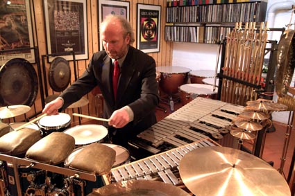 Bernd Kremling in seinem Studio